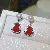 Wholesale Gold Plated Pearl Zircon Earrings for Women - 1498B white