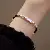 Wholesale Freshwater Pearl & Red Agate Bracelets for Retailers - Black Spinal + Small Silver Baroque