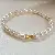 Wholesale Freshwater Pearl & Red Agate Bracelets for Retailers - 6-7MM small waist 6062h