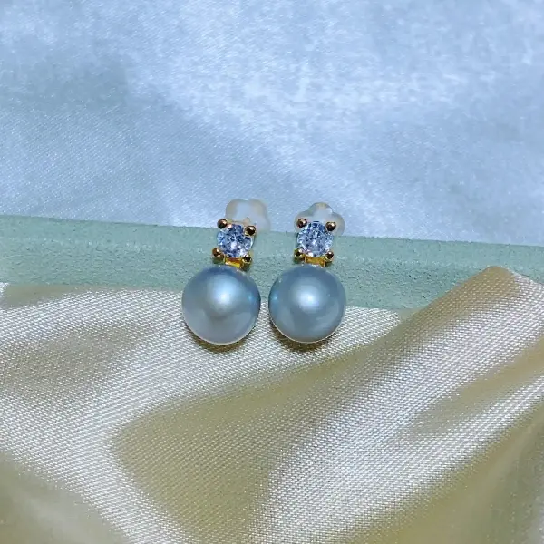 C4024A golden gray beads,tkmbeautysupply.com