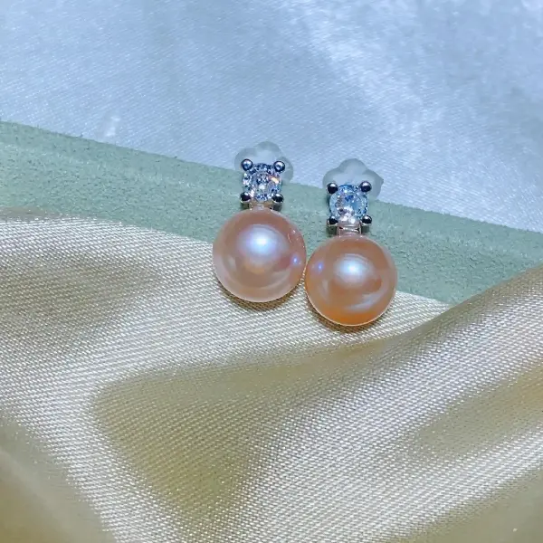 C4024B silver pink purple beads randomly sent,tkmbeautysupply.com