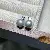 Wholesale Freshwater Pearl Stud Earrings 925 Silver - C4024B silver gray pearl