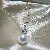Wholesale Freshwater Pearl Stud Earrings 925 Silver - C4024AX Princess Necklace Golden White Pearl