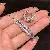 Wholesale Pearl Donut Earrings Double Zircon 925 Silver - 【Freshwater Pearl】Donut Pearl Earrings