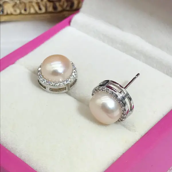 4005B earring Pink,tkmbeautysupply.com