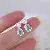 Wholesale Gold Plated Pearl Zircon Earrings for Women - 1535B white
