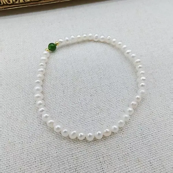 Elastic cord small pearl bracelet,tkmbeautysupply.com