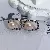 Wholesale Gold Plated Pearl Zircon Earrings for Women - 1402B Pink