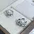 Wholesale Gold Plated Pearl Zircon Earrings for Women - 1420B white