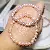 Wholesale Irregular Freshwater Pearl Bracelets Supply - Boost Sales - 6-7MM pink and purple potato round pearl bracelet (random color)