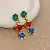 Vintage Earrings Wholesale Supply - Light Luxury Jewelry - 13# silver needle medieval color