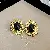 Vintage Earrings Wholesale Supply - Light Luxury Jewelry - 22# Silver Needle Black Medieval Oval Earrings