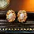 Vintage Earrings Wholesale Supply - Light Luxury Jewelry - 48# silver needle gold oval pearl earrings