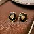 Vintage Earrings Wholesale Supply - Light Luxury Jewelry - 65# real gold electroplated silver needle pearl square earrings