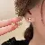 Vintage Earrings Wholesale Supply - Light Luxury Jewelry - 132# Silver Needle Antique Matte Gold Flower Earrings