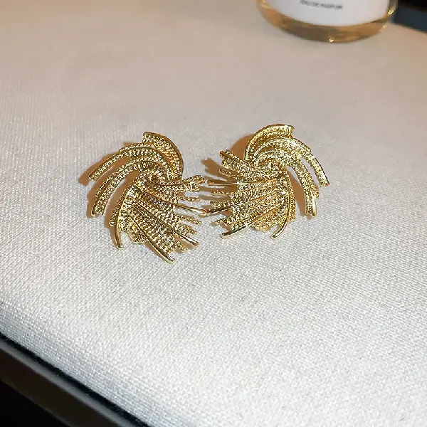 Silver Needle Vintage Geometric Earrings,tkmbeautysupply.com