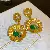 Vintage Earrings Supply - Versatile Wholesale High-end Jewelry - Silver needle pleated pearl flower earrings