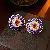 Vintage Earrings Supply - Versatile Wholesale High-end Jewelry - Silver Needle Antique Oil Drop Diamond Pearl Flower Earrings