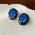 Vintage Earrings Supply - Versatile Wholesale High-end Jewelry - Silver Needle Medieval Diamond-Drip Oleoresin Earrings