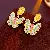 Vintage Earrings Supply - Versatile Wholesale High-end Jewelry - Silver pin-set diamond vintage butterfly oval pleated earrings