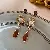 Vintage Earrings Supply - Versatile Wholesale High-end Jewelry - Silver Needle Set Diamond Drop Pearl Argyle Pattern Earrings
