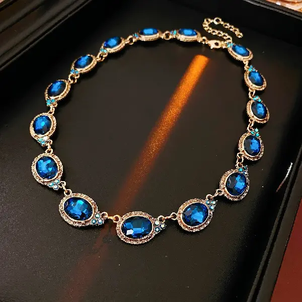 4# necklace-diamond oval,tkmbeautysupply.com