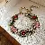 Supply Medieval Vintage Diamond-Set Oval Earrings & Necklace - 36# Bracelet-Flower Portrait Diamond Love Heart