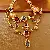 Supply Medieval Vintage Diamond-Set Oval Earrings & Necklace - 42# Necklace-Diamond Pearl Drops