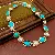 Supply Medieval Vintage Diamond-Set Oval Earrings & Necklace - 55# necklace-round resin oval lace artificial pearl model