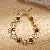 Supply Medieval Vintage Diamond-Set Oval Earrings & Necklace - 65# Bracelet-Stone Pearl Round Beads Geometric Hollow