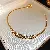 Wholesale Medieval Vintage Diamond Geometric Oval Jewelry Set - 85# necklace-curved diamond pattern dripping oil