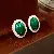 Wholesale Vintage Retro Earrings | High-End Pearl Supply - 82# Silver Needle Second-hand Oval Oil Drop Earrings