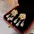 Wholesale Vintage Retro Earrings Supply for Retail Profit - Silver Needle Oval Bee Pearl Drop Tassel Earrings