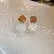Wholesale Vintage Retro Earrings Supply for Retail Profit - Silver Needle Oil Drop Hoop Earrings