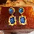 Wholesale Vintage Retro Earrings Supply for Retail Profit - Silver needle circle diamond square earrings