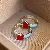 Wholesale Vintage Retro Earrings Supply for Retail Profit - Oil dripping love earrings