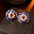 Wholesale Vintage Retro Earrings Supply for Retail Profit - Silver Needle Antique Oil Drop Diamond Pearl Flower Earrings