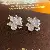 Wholesale Vintage Retro Earrings Supply for Retail Profit - Silver Needle Pearl Flower Earrings