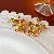 Wholesale Vintage Retro Earrings Supply for Retail Profit - Silver needle irregular pleated flower earrings