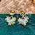 Wholesale Vintage Retro Earrings Supply for Retail Profit - Silver needle pleated flower pearl love earrings