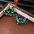 Wholesale Vintage Retro Earrings Supply for Retail Profit - Silver Needle Antique Gold Green Diamond Butterfly Water Drop Oil Earrings