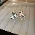 Wholesale Vintage Retro Earrings Supply for Retail Profit - Real gold plated silver needle silver pleated love earrings