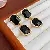 Wholesale Vintage Retro Earrings Supply for Retail Profit - Silver Needle Square Black Crystal Tassel Earrings