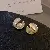 Wholesale Medieval Vintage Silver Needle Earrings with Pearls - 4# Silver Needle Curly Geometric Pearl Stud Earrings