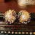 Wholesale Medieval Vintage Silver Needle Earrings with Pearls - 34# silver needle surrounding pearl earrings