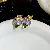 Wholesale Medieval Vintage Silver Needle Earrings with Pearls - 69# silver needle knotted love pearl earrings