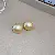 Silver Needle Earrings Wholesale | Quality & Versatility Supply - Silver Needle-Golden Hoop Earrings