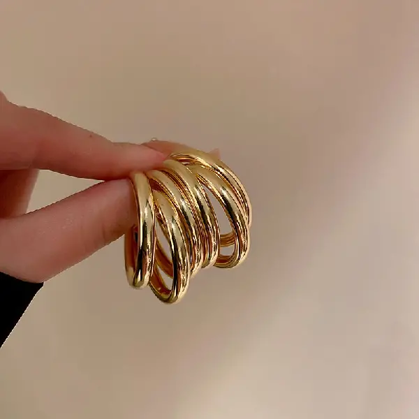 15# silver needle-gold hoop earrings.,tkmbeautysupply.com