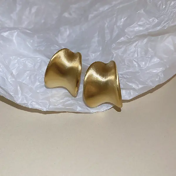 31# Silver Needle-Golden Twisted Geometry.,tkmbeautysupply.com
