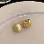 Silver Needle Earrings Wholesale | Quality & Versatility Supply - 23# earrings-golden beans.